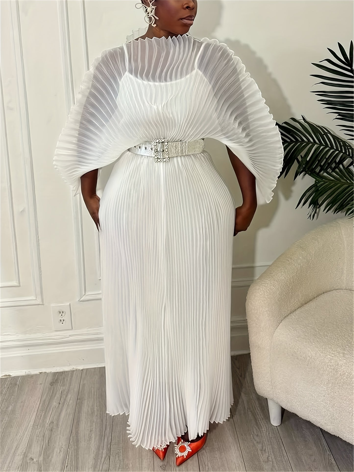 Pleated Maxi Dress Formal Mesh Naija Styles And Fashion
