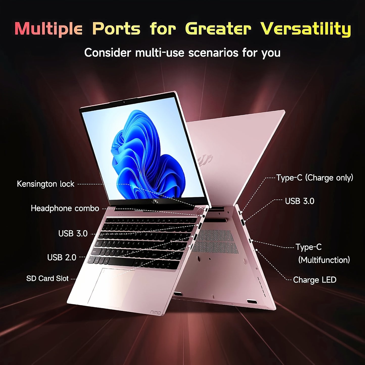 Intel Pentium N100 Laptop 16GB RAM 1TB SSD With WiFi 6