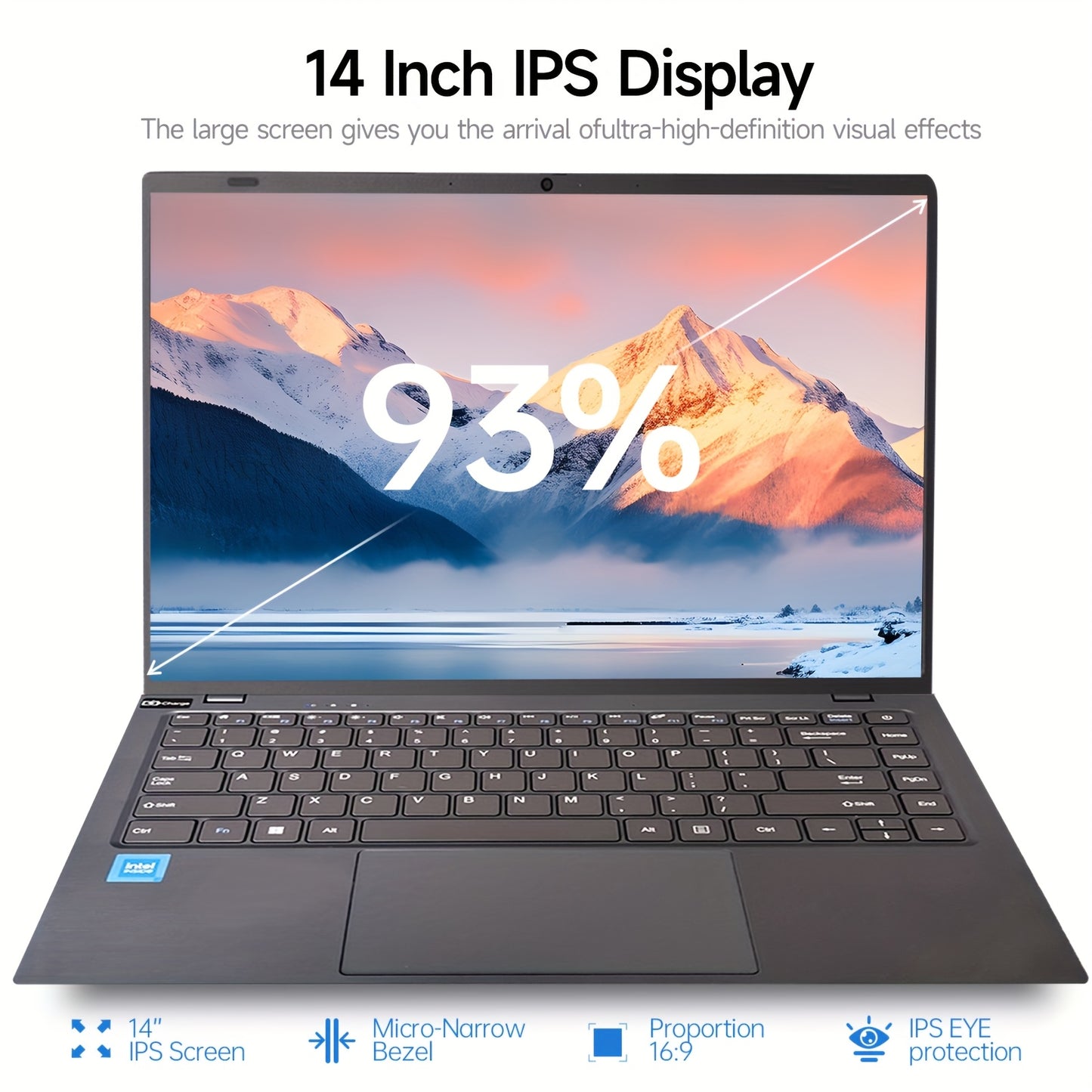 All Nations Emporium Intel N4000 Laptop 8GB 256GB Battery