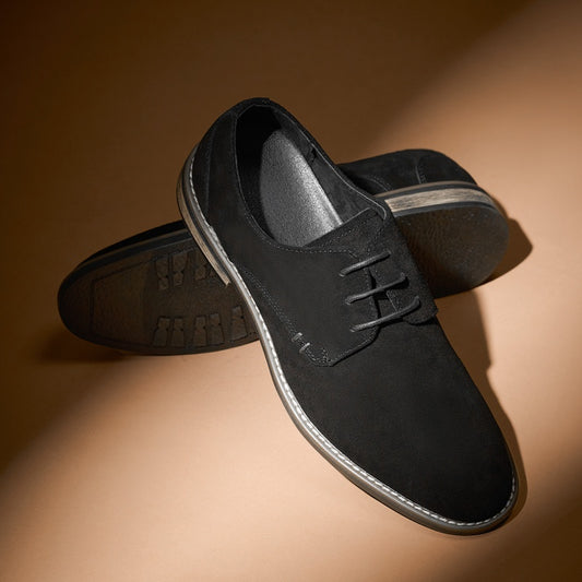 Bruno Marc Mens Suede Leather Lace Up Formal Oxford Shoes