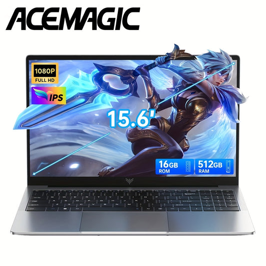 ACEMAGIC Intel Quad Core Laptop 16GB RAM 512GB SSD