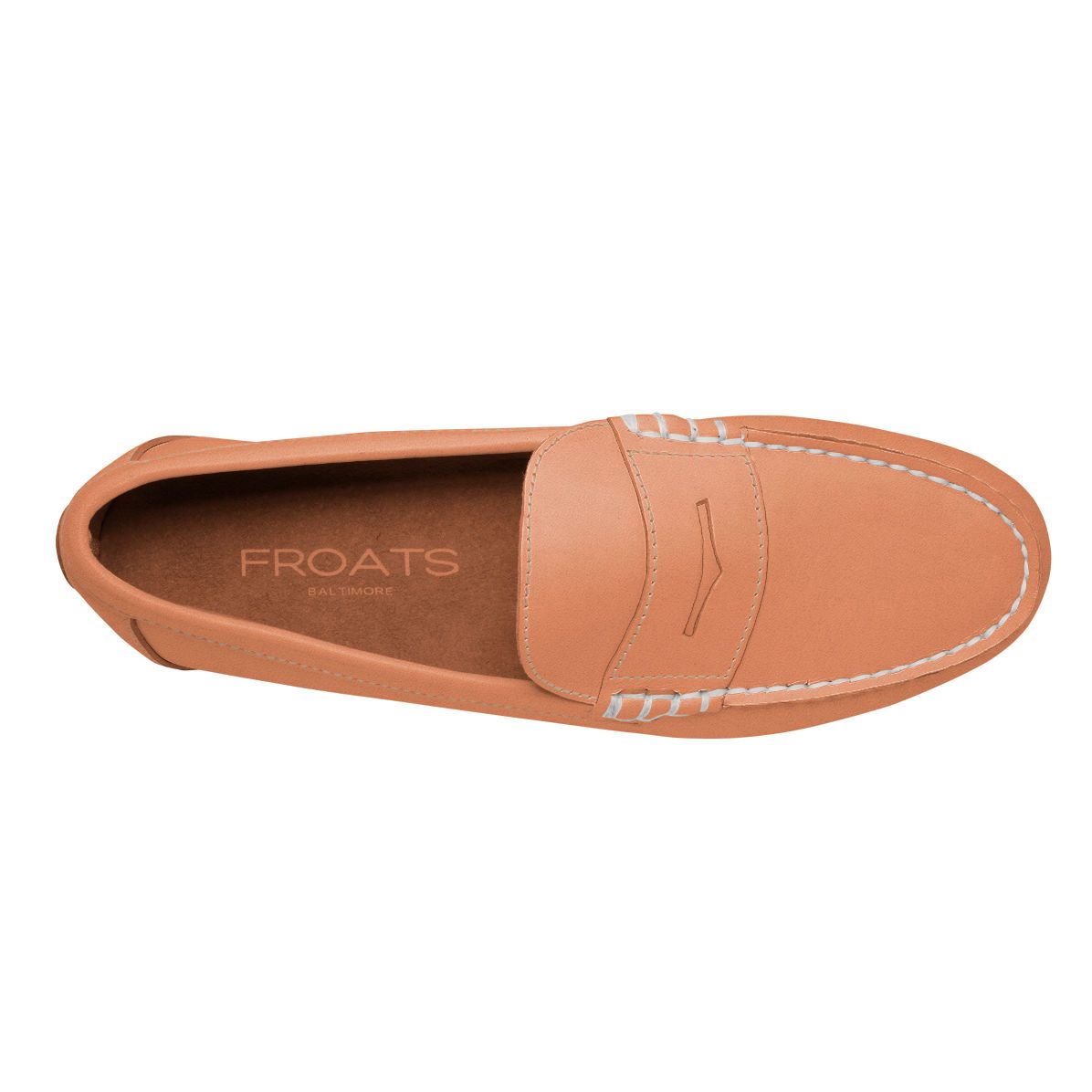 Lombard Premium Leather Penny Loafer Leather Sole Shoes