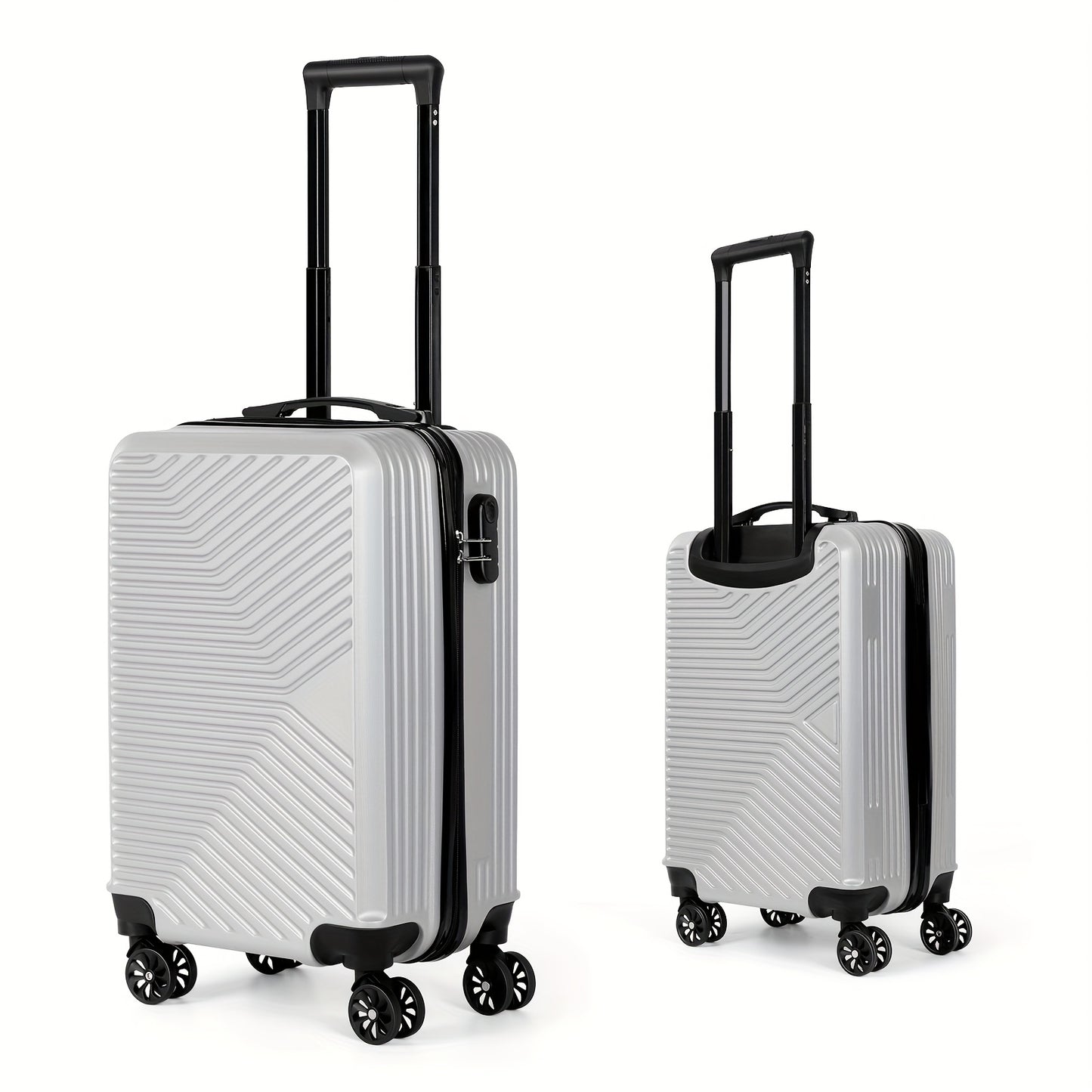 Expandable ABS PC Luggage With TSA Lock And Spinner Wheels