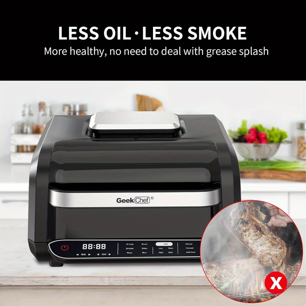 Geek Chef Indoor Grill And AirFryer 7 In 1 PremierLine