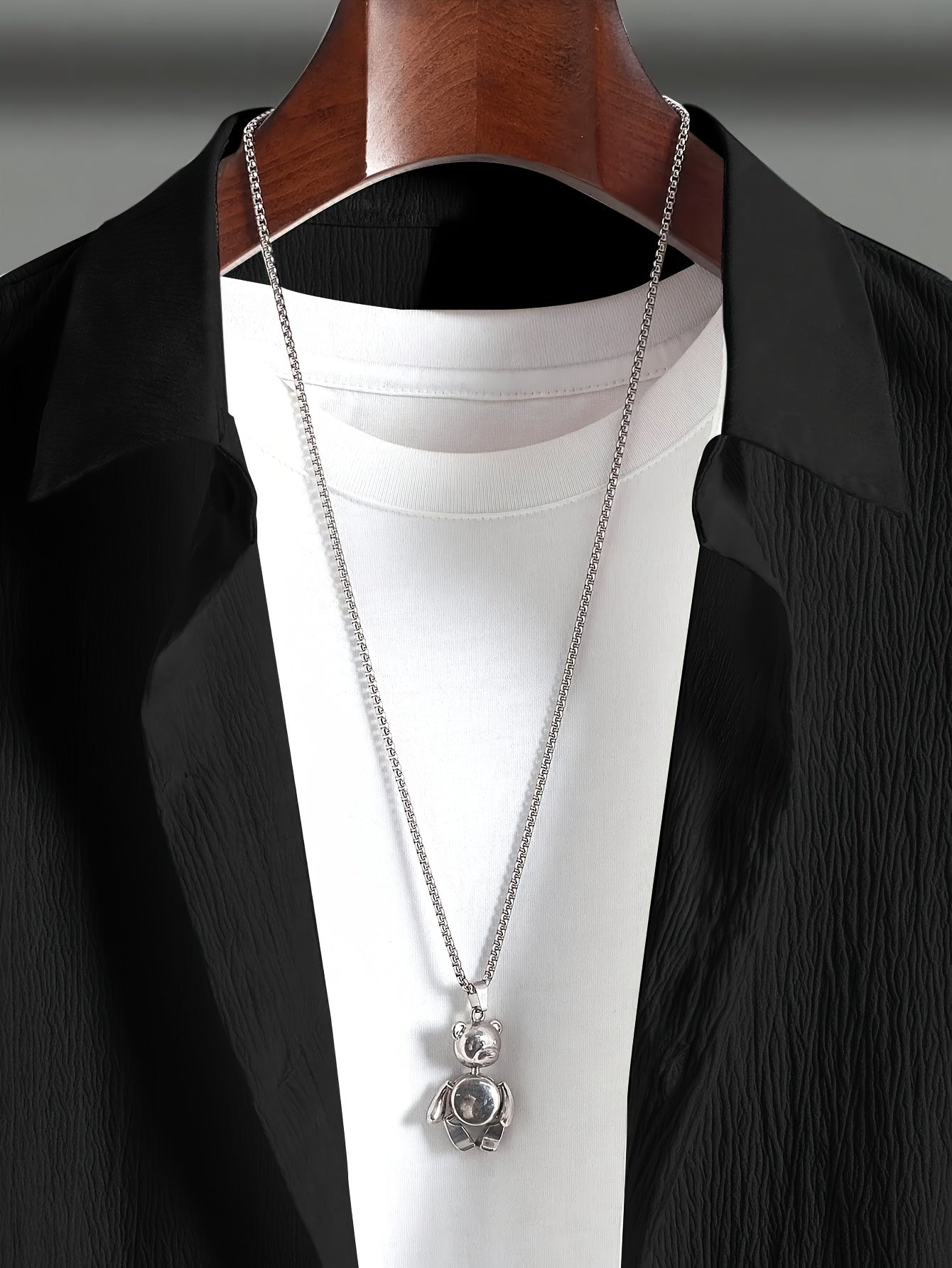 Mens Casual Suit Two Piece Set Shirt And Pants Button Front
