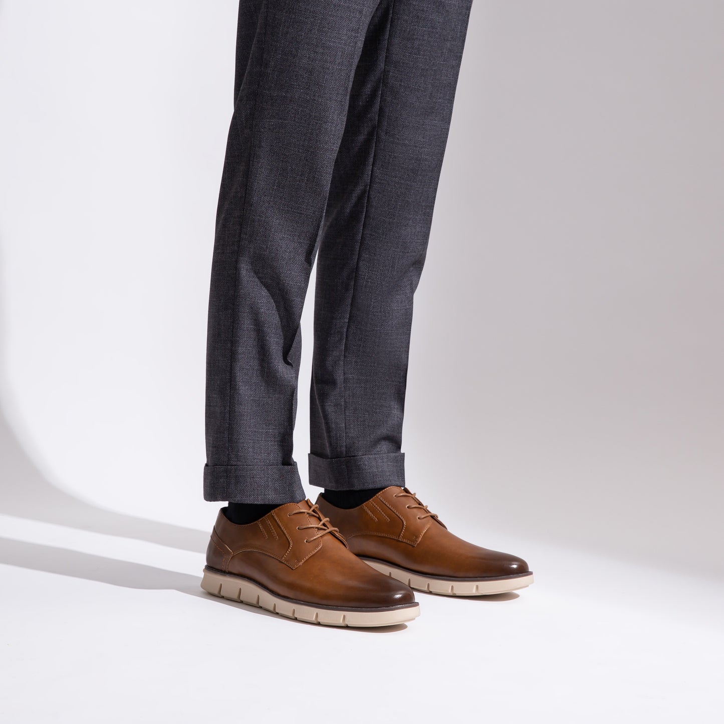 JOUSEN Mens Lightweight Non Slip Casual Dress Shoes