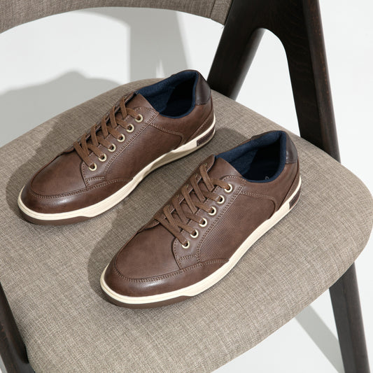 JOUSEN Men Casual Sneakers All Season Low Top Round Toe
