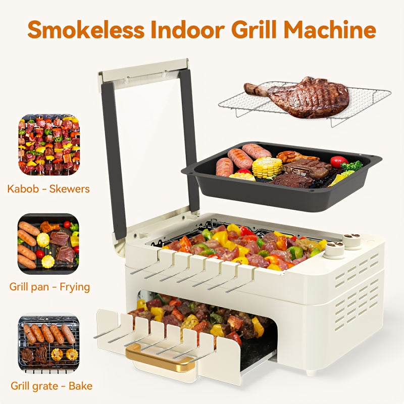Smokeless Electric Grill 110V Plug With Temperature Control
