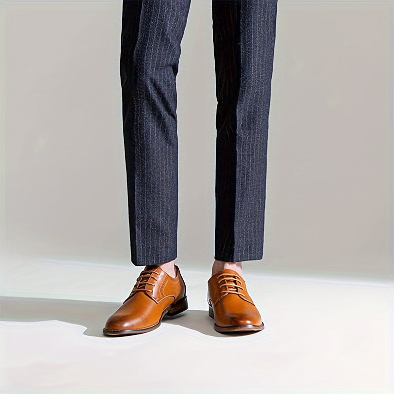 VOSTEY Wingtip Brogue Oxfords For All Season Comfort