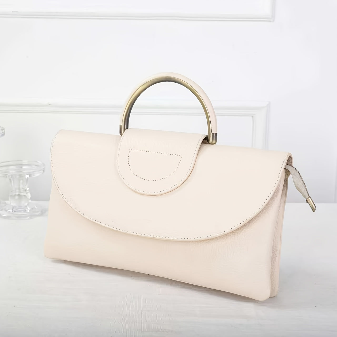 New Women's Top-Grain Cowhide Crossbody Bag by Unknown Brand