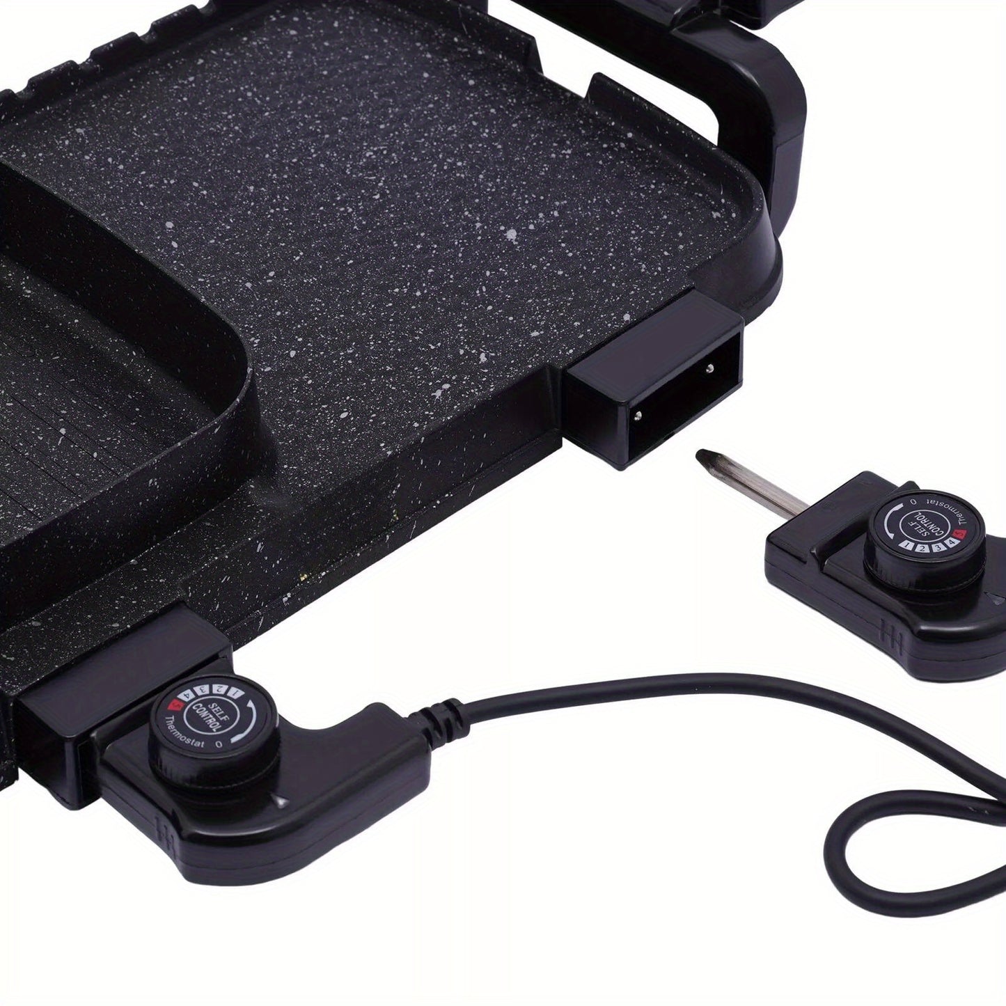 GDRASUYA10 2In1 Electric Grill And Hot Pot Smokeless