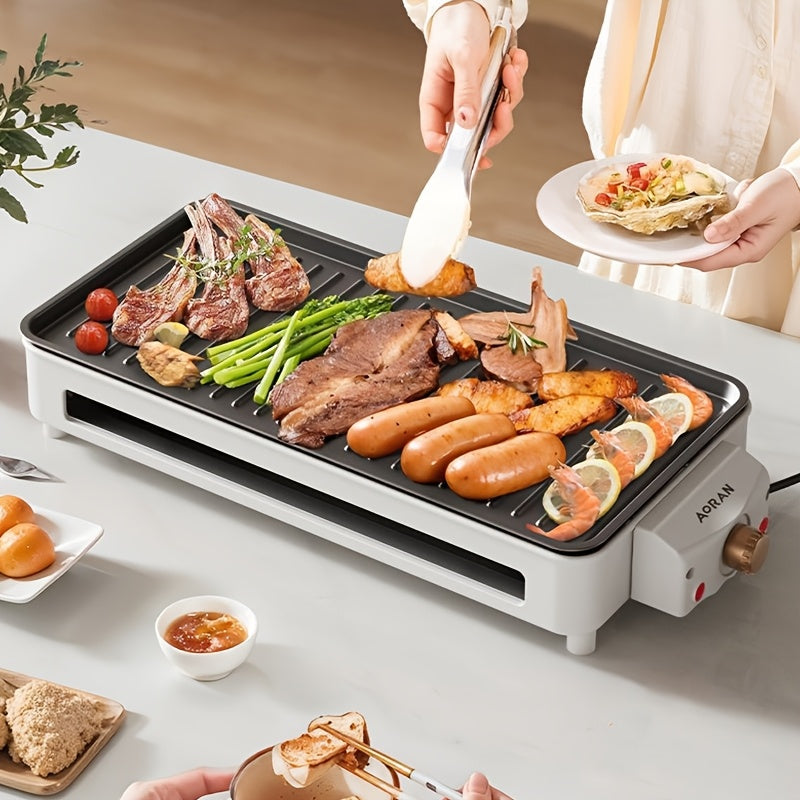 Aoran 1500W Smokeless Electric Grill Indoor Nonstick