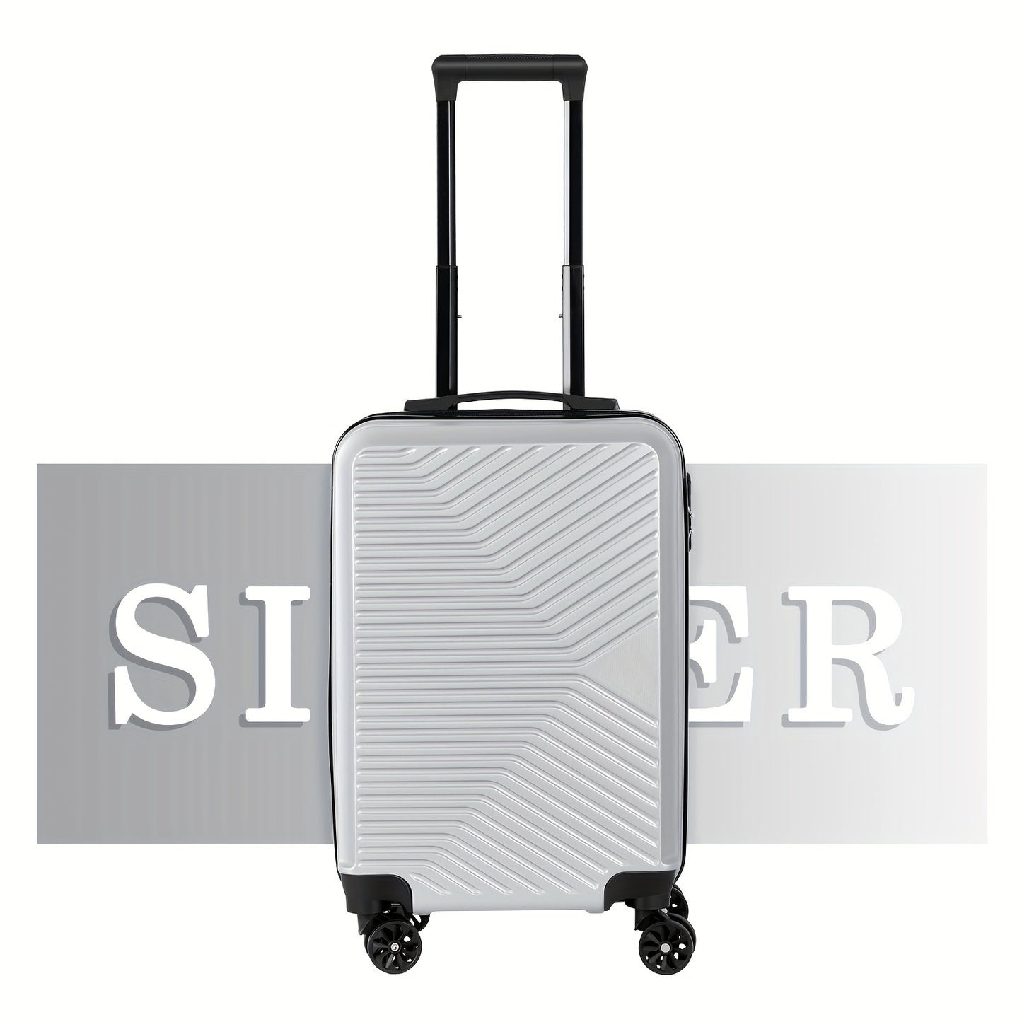Expandable ABS PC Luggage With TSA Lock And Spinner Wheels