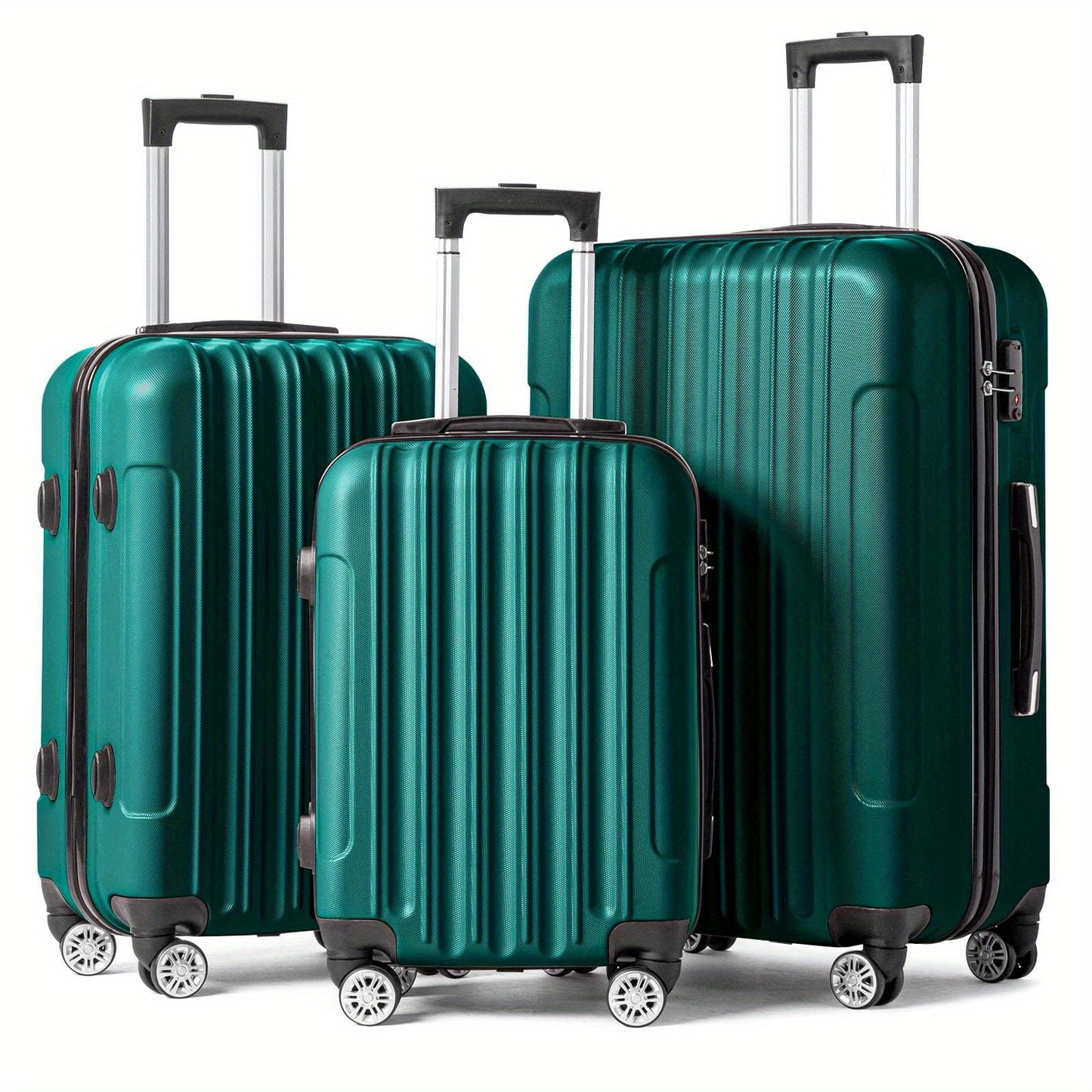 AutoForever Hard Shell Luggage 3pc With 360 Spinner Wheels