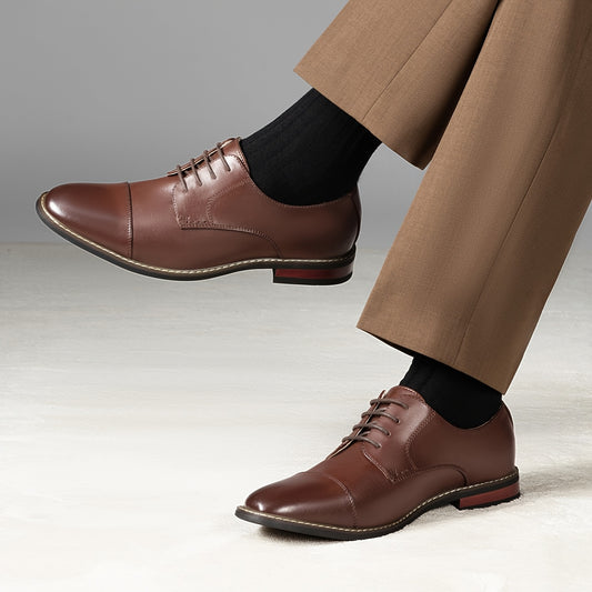 Bruno Marc Prince Modern Formal Oxford Wingtip Shoes