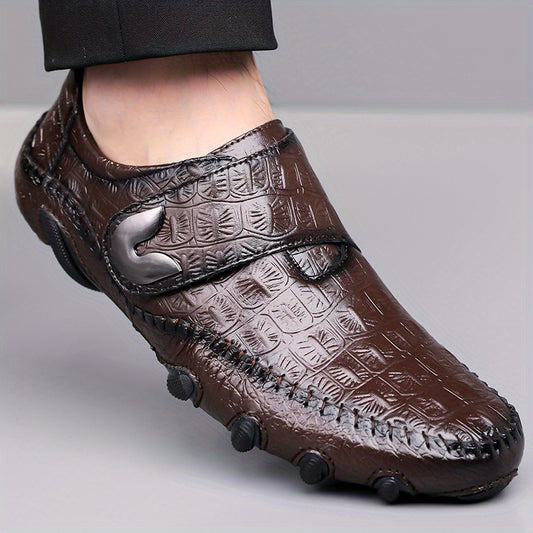 Men's Classic Slip-On Loafers With Non-Slip Rubber Sole