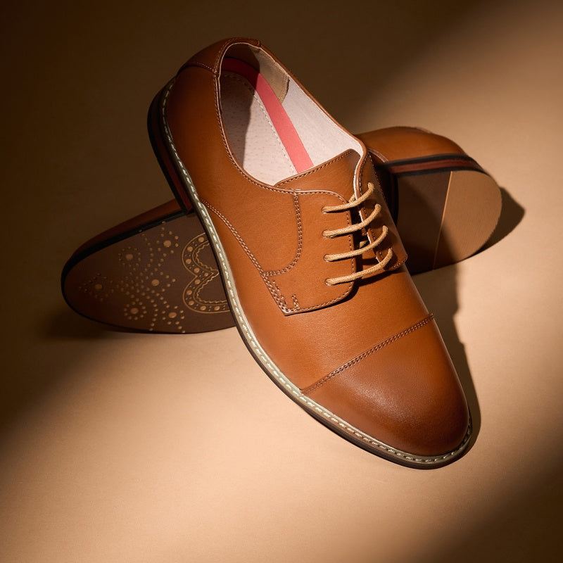 Bruno Marc Classic Oxford Wingtip Dress Shoes For Men