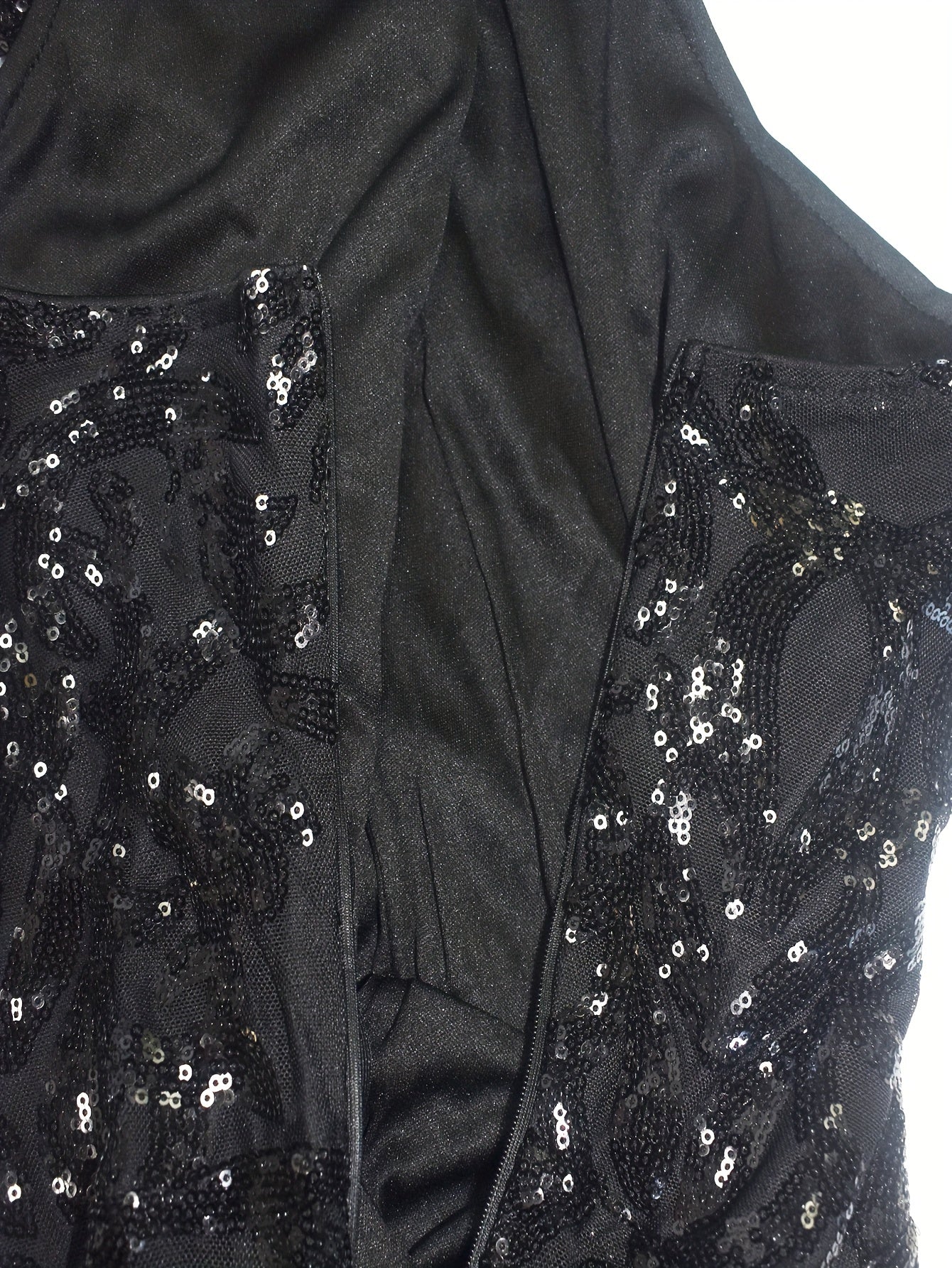 PORRCEY One Shoulder Sequin Bodycon Dress For Party