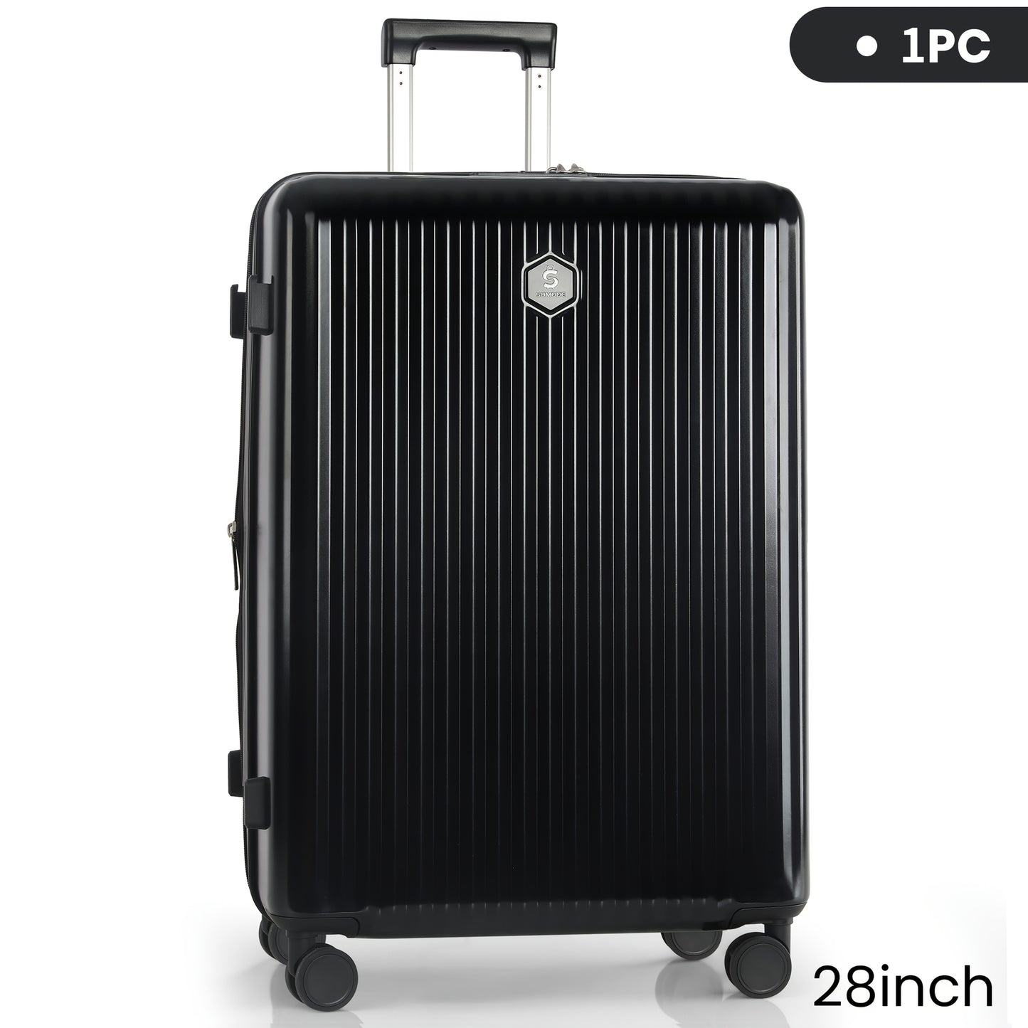 Expandable Hard Shell Luggage With Spinner Wheels TSA Lock