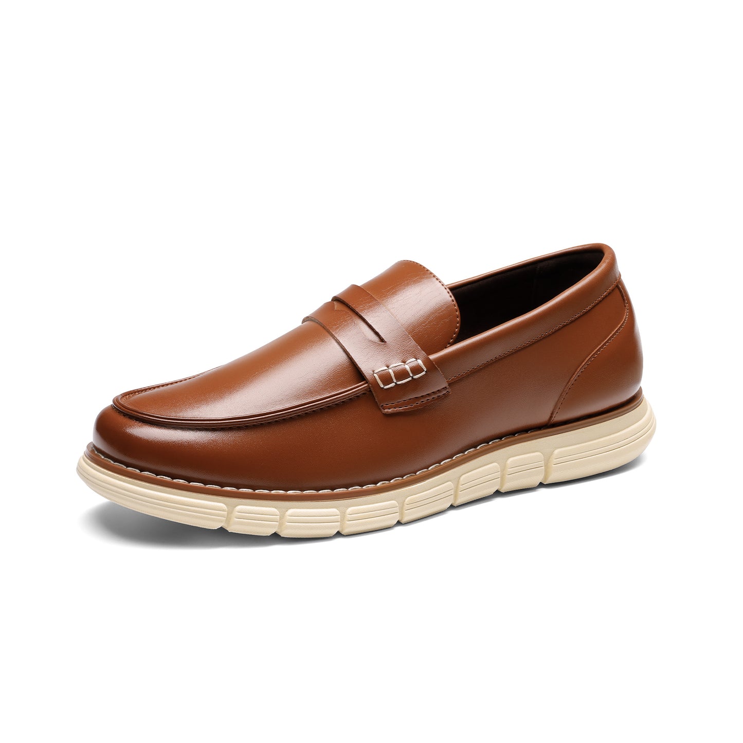 Bruno Marc Men's Classic Slip On Loafers Rubber Sole