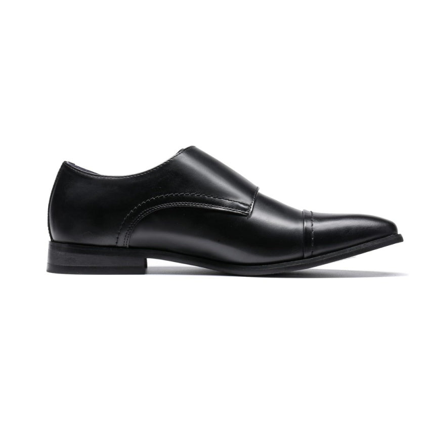 BRUNO MARC Mens Dress Loafers Slip On Monk Strap Shoes