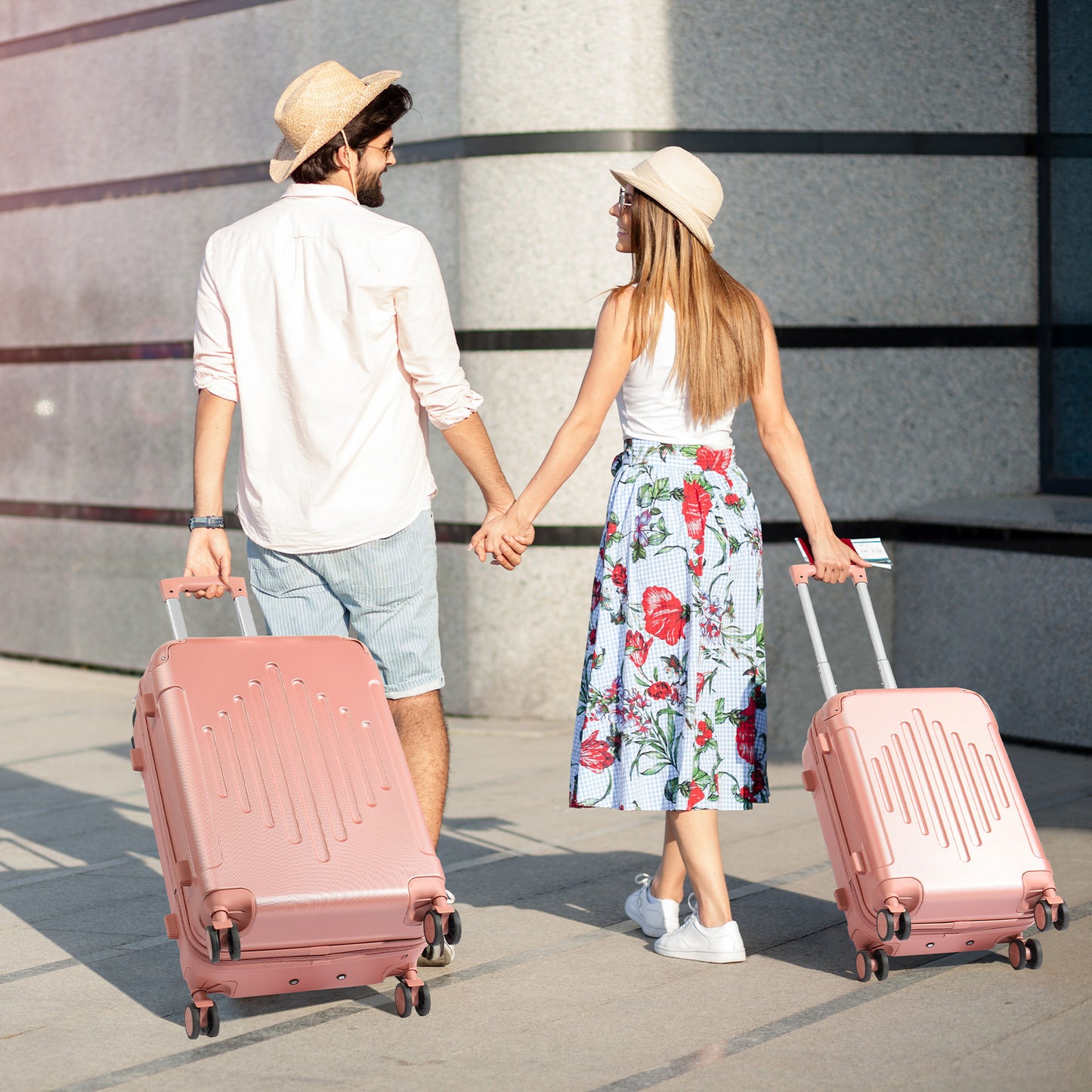 Sunroad Airline Approved ABS Hardside Luggage With TSA Lock