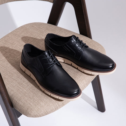 JOUSEN Mens Lightweight Non Slip Casual Dress Shoes