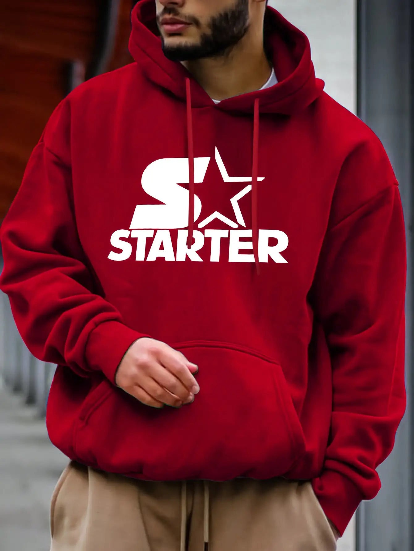 Starter Men's Hoodie Graphic Pullover Sweatshirt For Gym