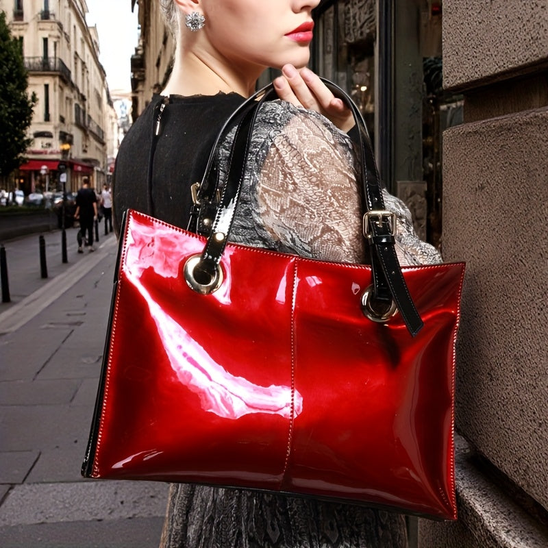 Designer Patent Leather Handbags for Women by XG308791